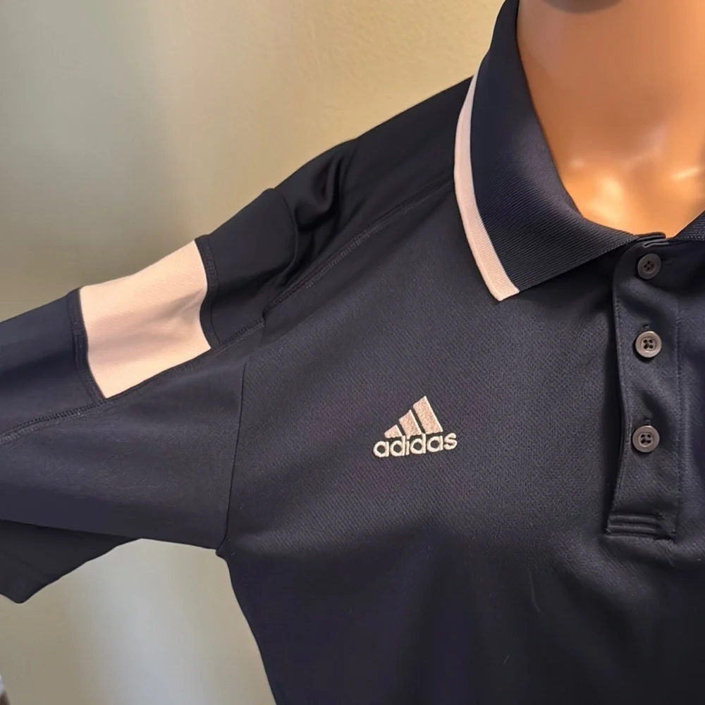 Adidas Navy Polo Shirt with Logo